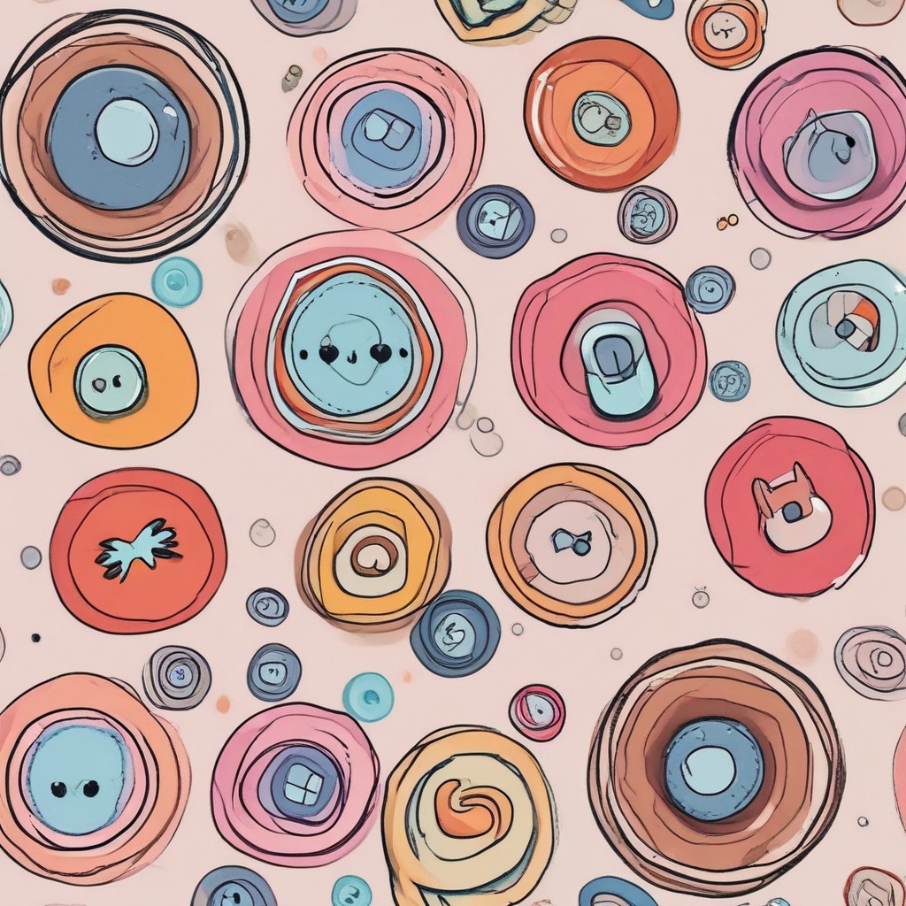 Button for trending women's fashion